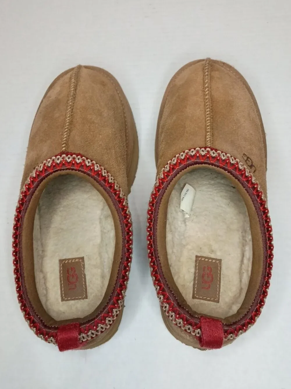 UGG Kids Tazz Platform Slipper Chestnut Size 5Y Fits Women 7